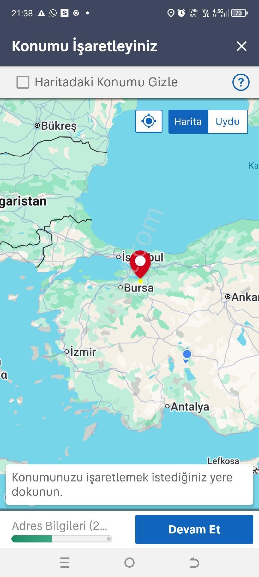 My Ekipdenbursa Yenişehir Kızılköyde Doğa Harikası Arazi Yola Cephe - Görsel 4