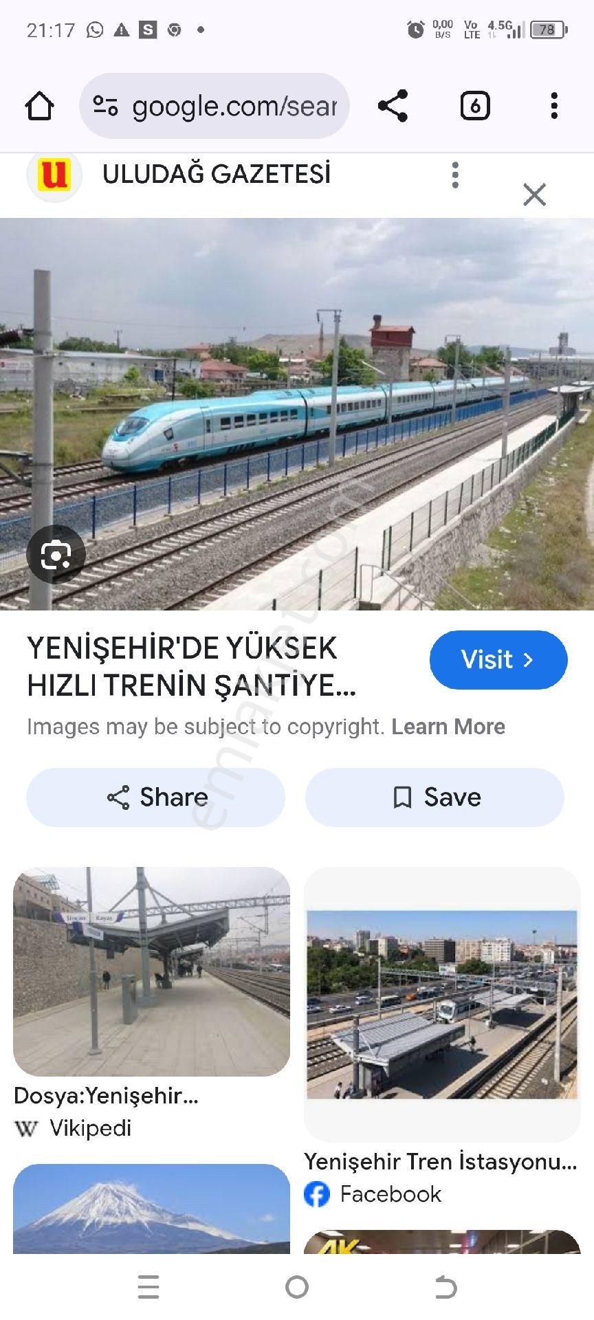 My Ekipdenbursa Yenişehir Kızılköyde Doğa Harikası Arazi Yola Cephe - Görsel 27