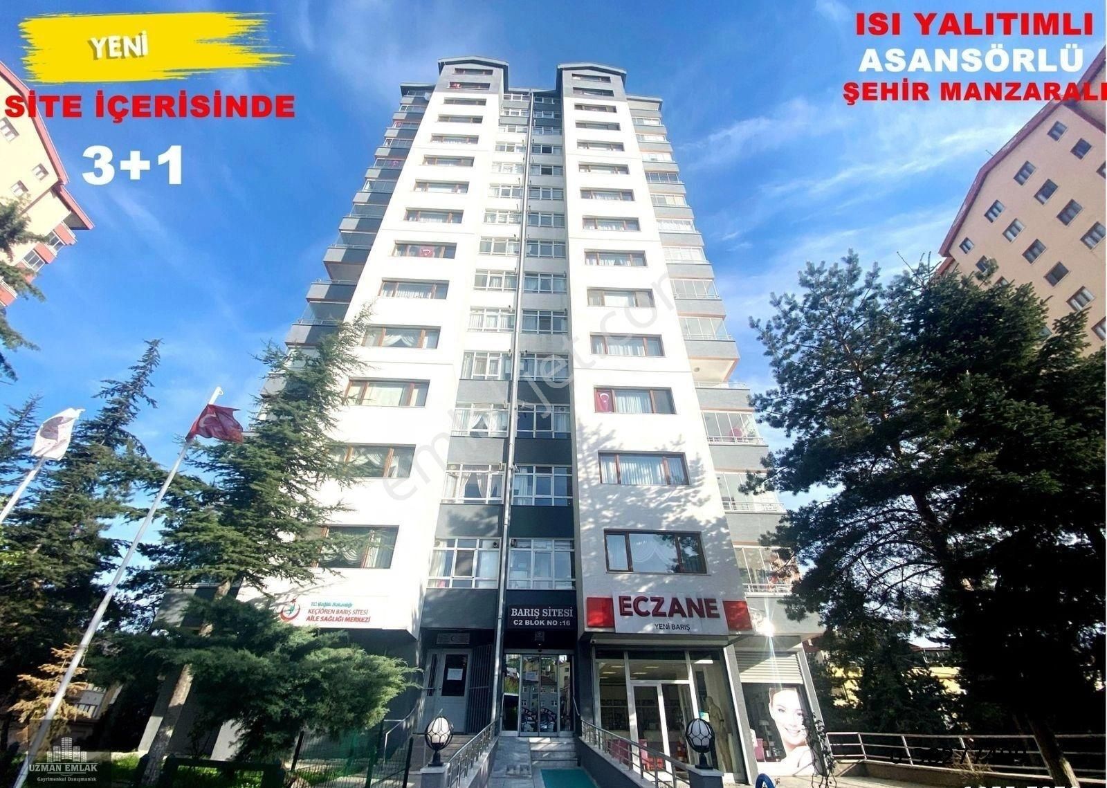 Uzman Emlak'dan Site İçerisinde 8.katta Asansörlü,ısı Yalıtımlı,full Şehir Manzaralı Full Yapılı 3+1