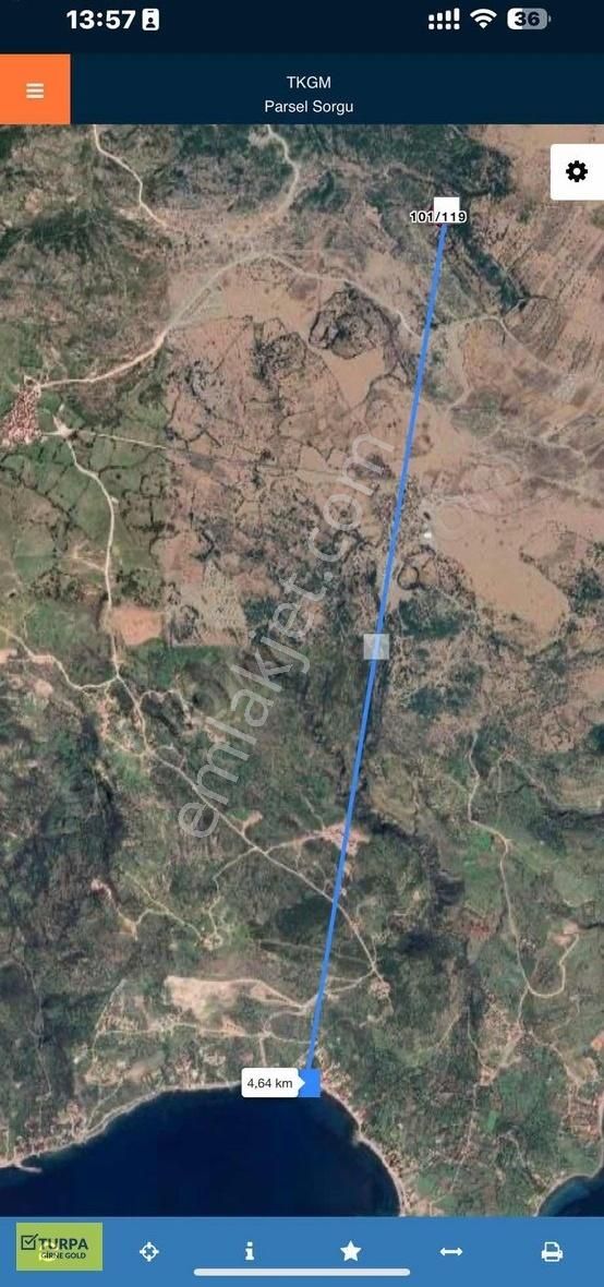 Çanakkale Asos Ayvacık'ta Satılık Tarla