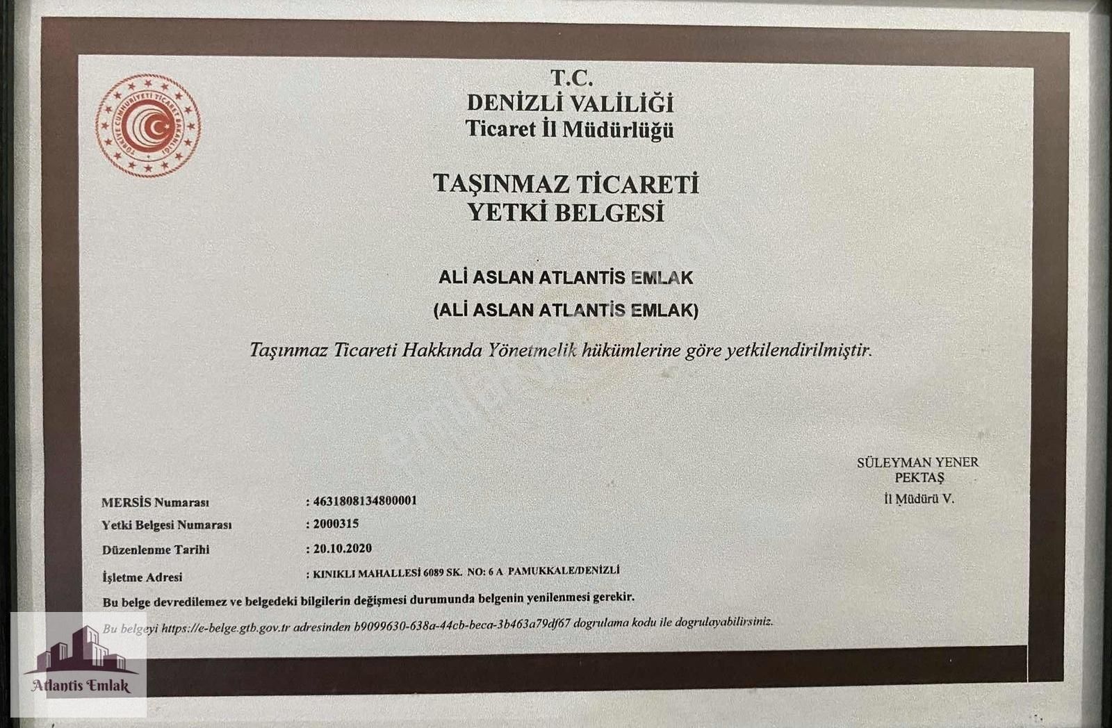 Atlantisten Yassıhüyükte Anayol Cepheli 2 Parça Tarla!