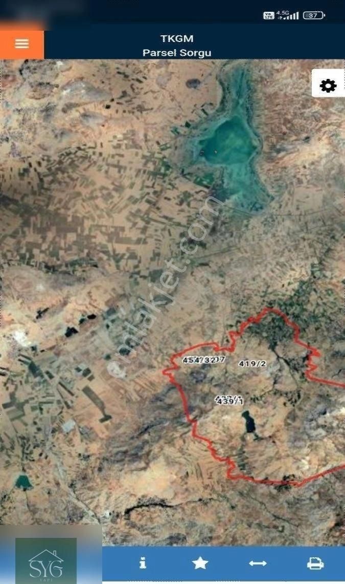 Burdur Kemer Belenli Mah. 1590 M2 Müstakil Tapulu Fırsat Tarla