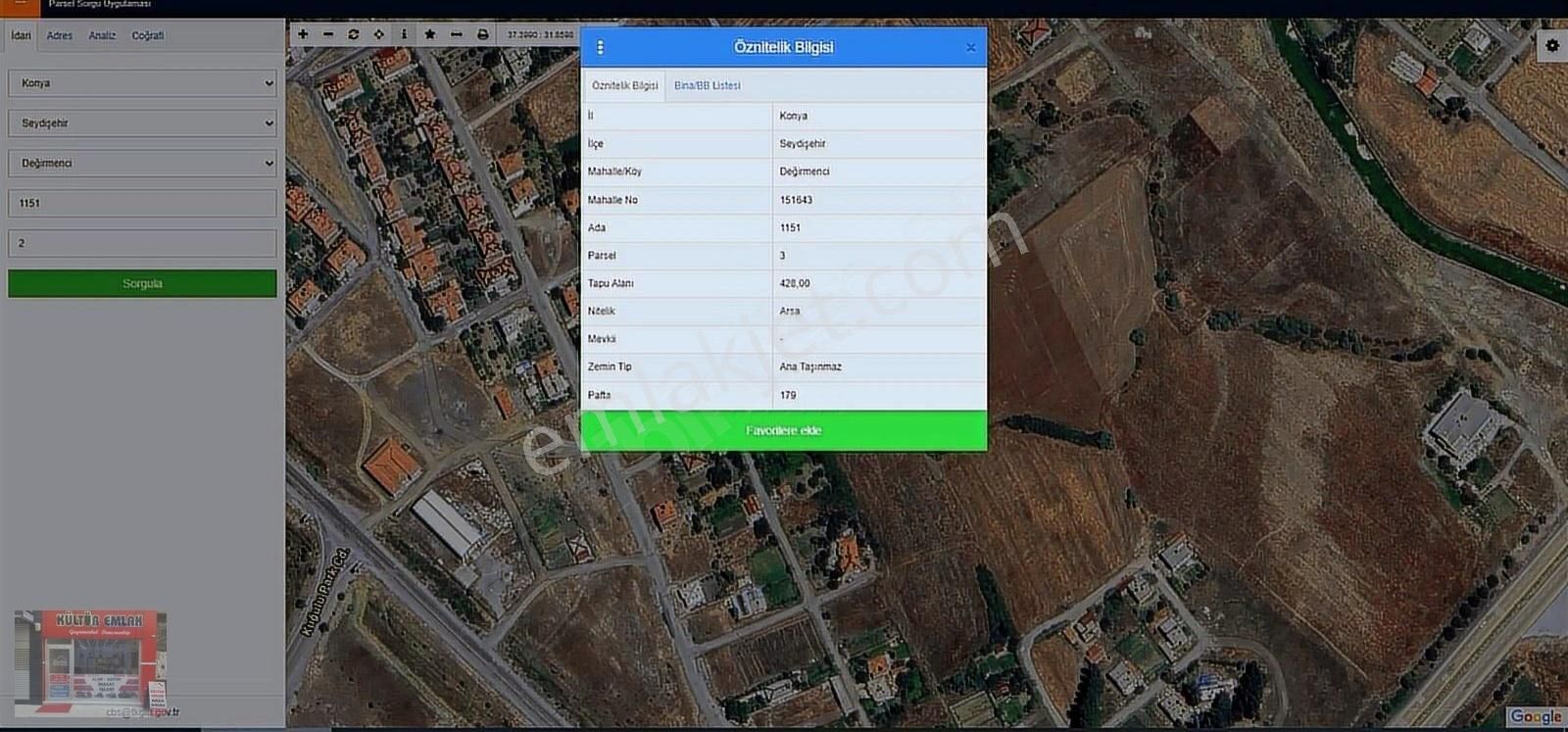 Değirmenci Mahallesinde Satılık Arsa
