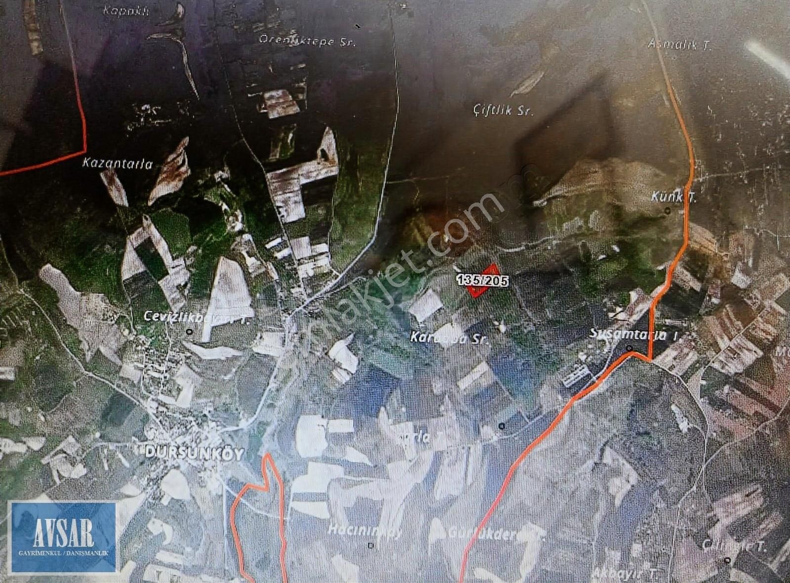 Arnavutköy/ Dursunluda Satılık 202 M2 Arsa Toki Konut Karşısında