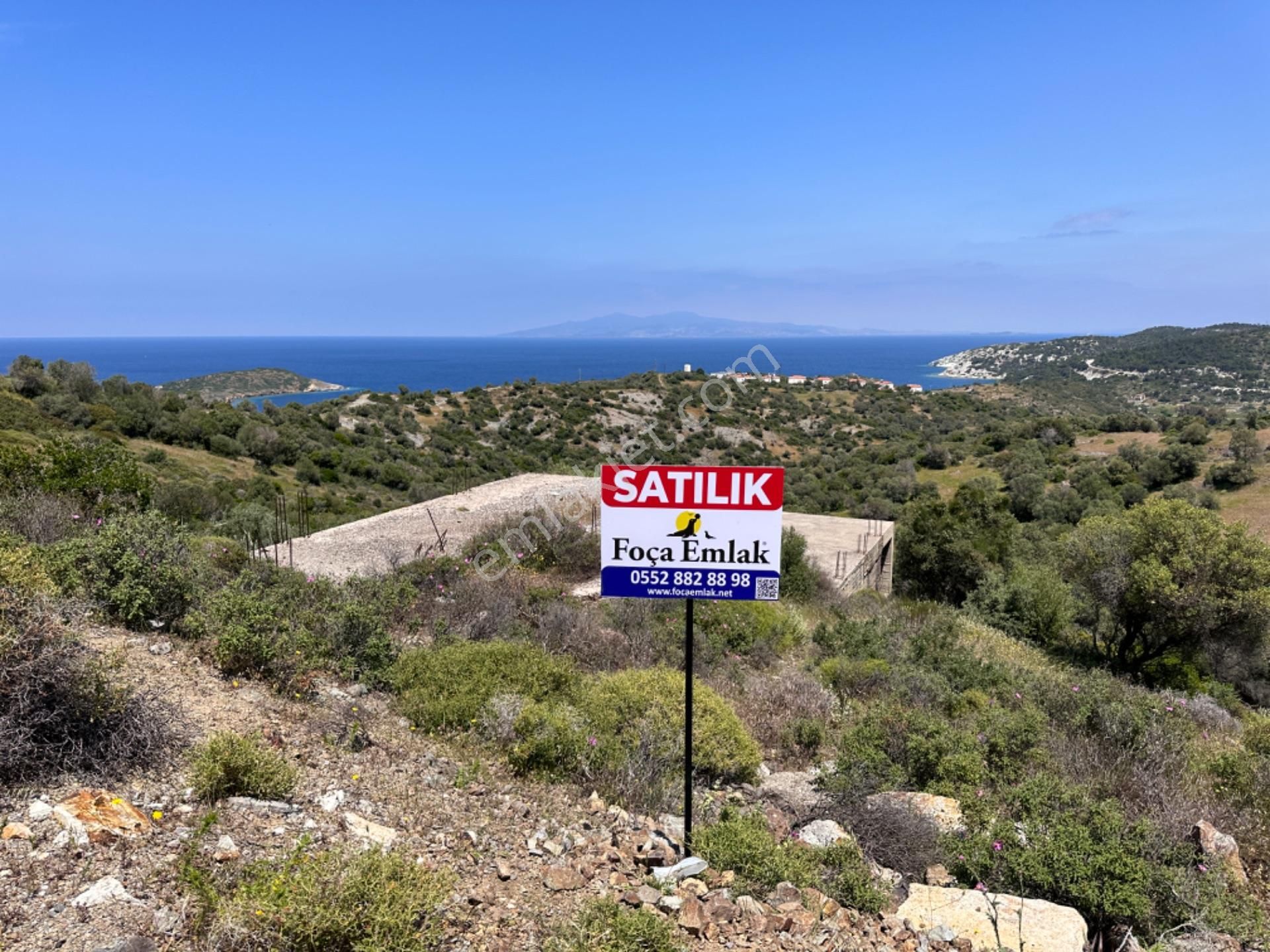 Foça Emlak'tan Sazlıca Da Villa İmarlı Arsa