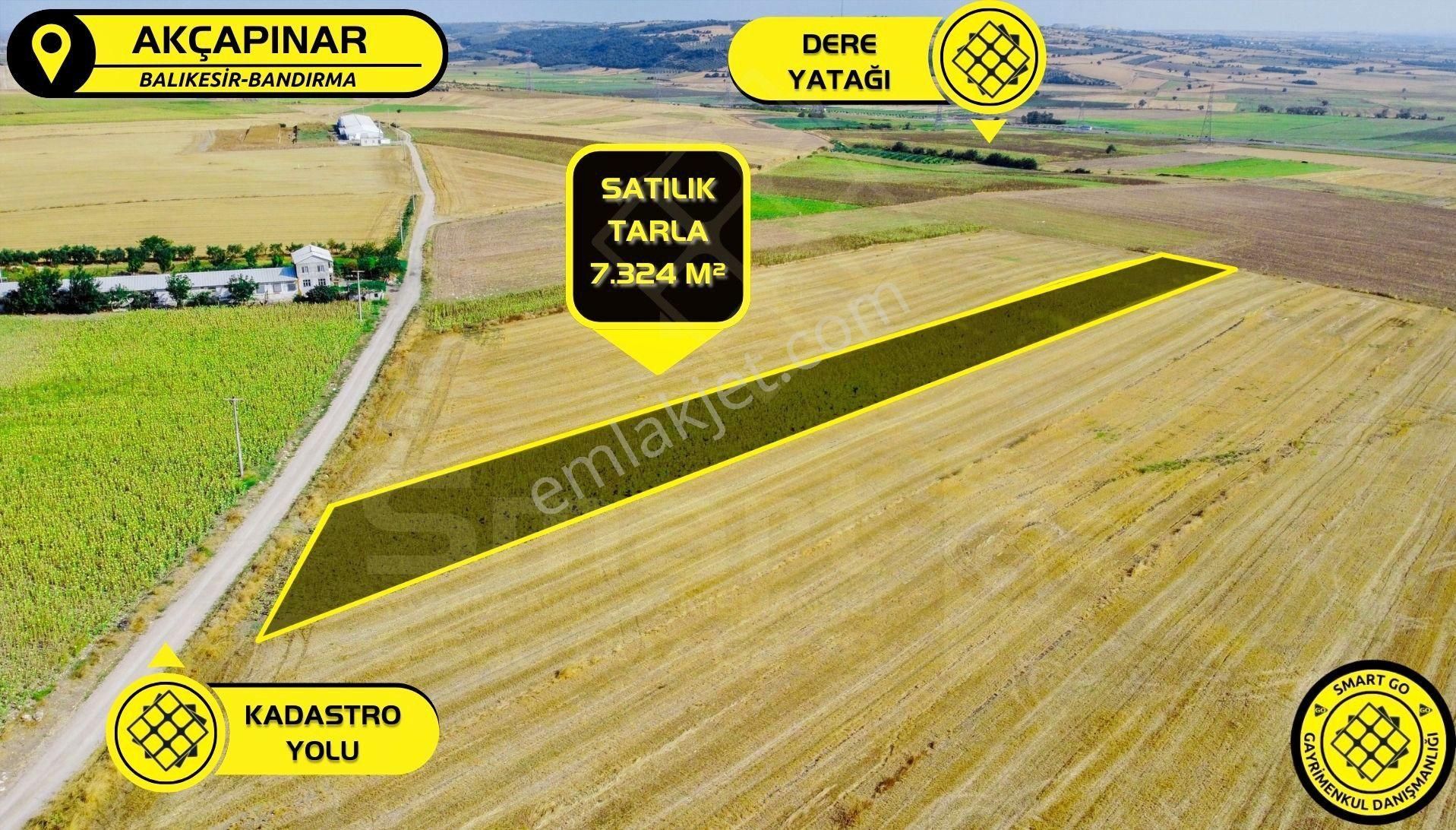 Akçapınar'da 7325 M² Satılık Tarla