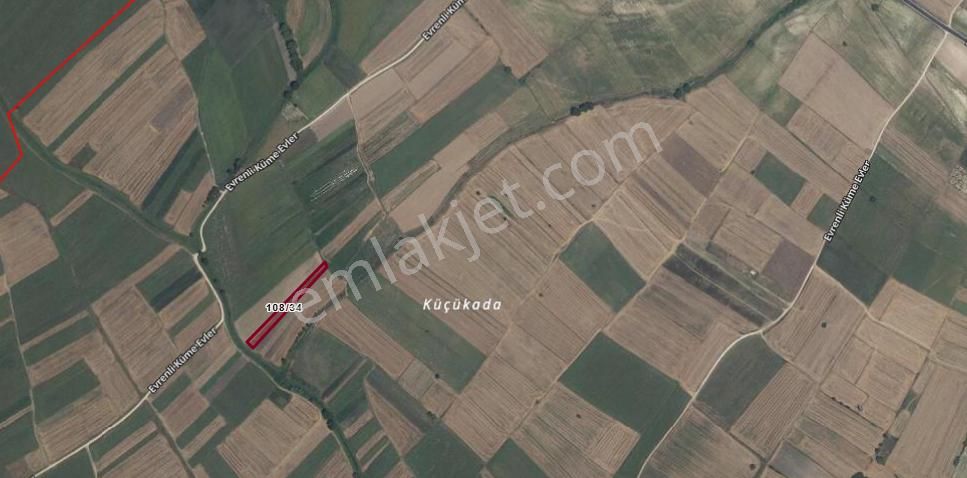 Kırklareli Vize Evrenli Mahallesinde Bağ- Bahçe Tapu 379 M2 Parsel Satılık