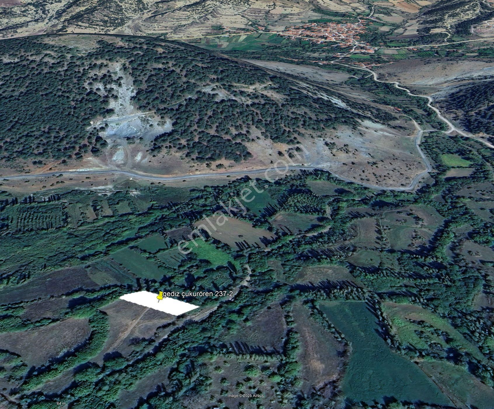 Kütahya Gediz Çukurören 791 M2 Satılık Tarla Bahçe