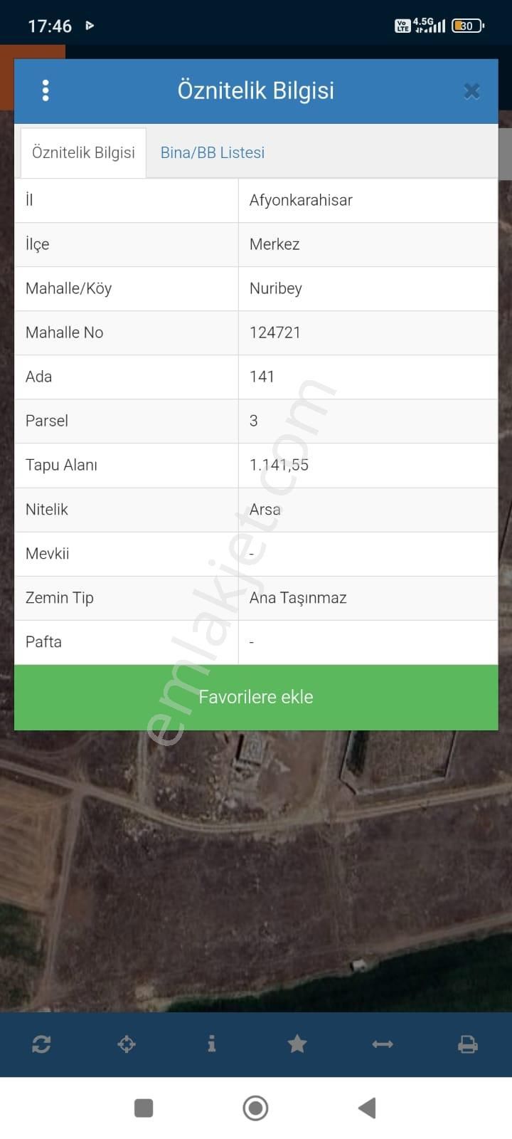Afyon Tezcan Emlaktan Nuribeyde Satılık Arsa