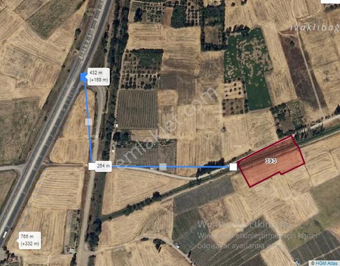 Konya Seydişehir Boyalı Mah.satlık Sulu Tarla 6045 M2.antalya Yolu 600 Myol Kıyısı