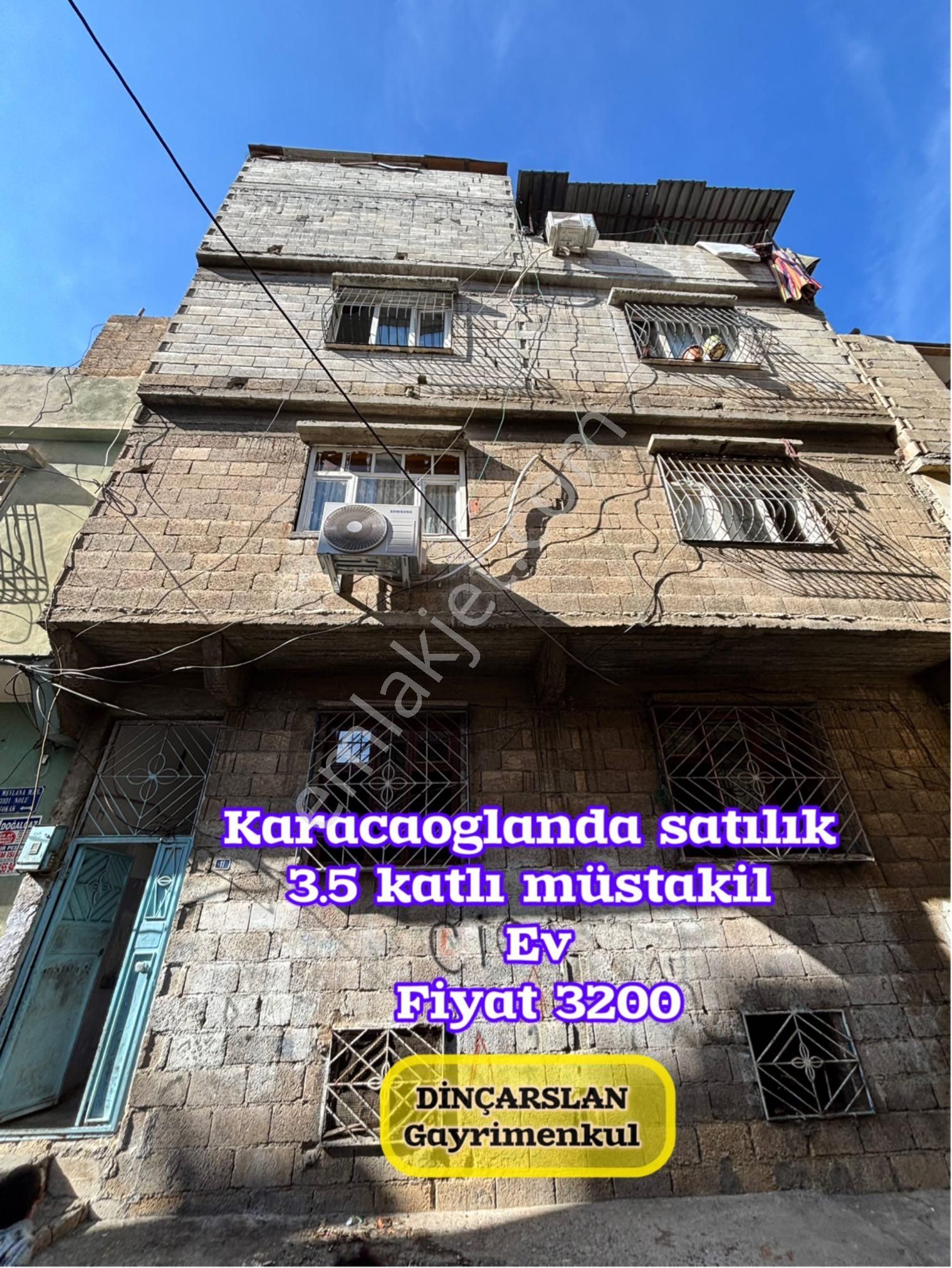 Dinçarslan Gayrimenkul ^ Cinderesi Karacaoglan Mah. Satılık 3.5 Kat Müstakil