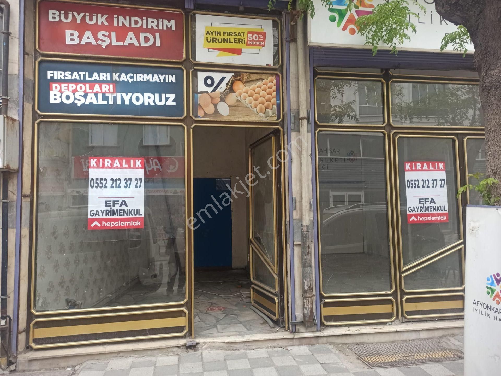 Efa Gayrimenkul'den Afyonun En İşlek Caddesinde Kiralık İş Yeri