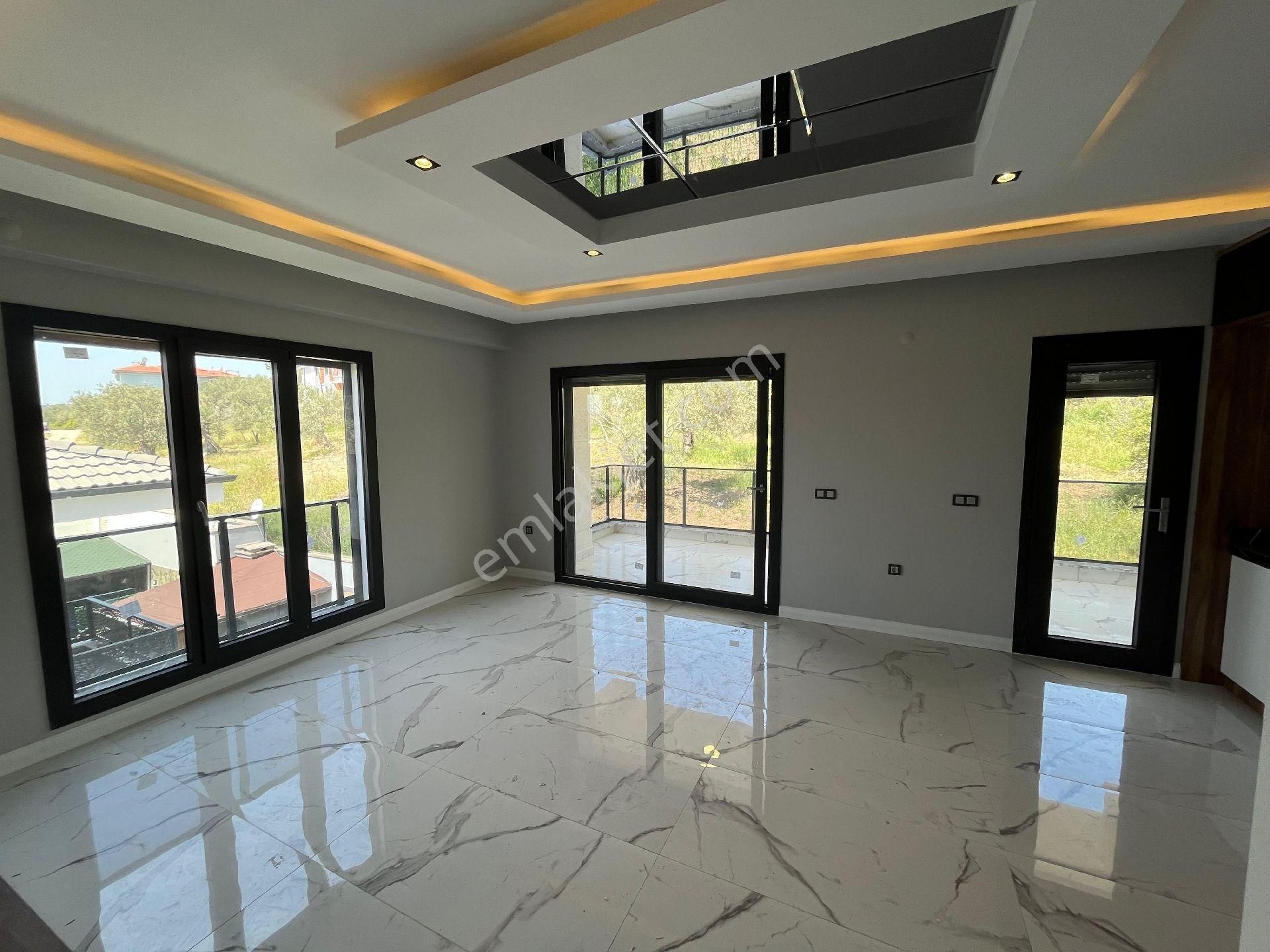 Altınoluk Kazdağı Eteklerinde Deniz Manzaralı Yerden Isıtmalı 3+1 Lüx Sıfır Dublex Daire - Görsel 12