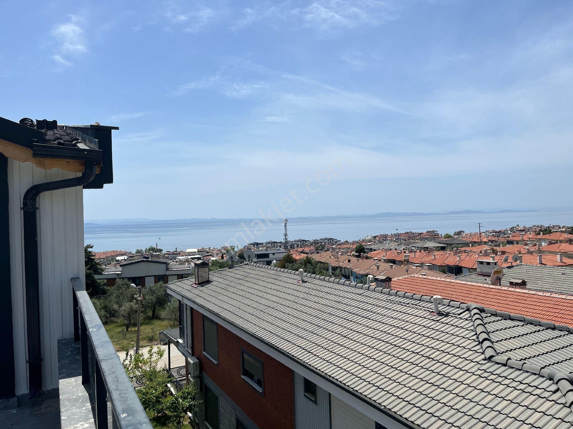 Altınoluk Kazdağı Eteklerinde Deniz Manzaralı Yerden Isıtmalı 3+1 Lüx Sıfır Dublex Daire - Görsel 32