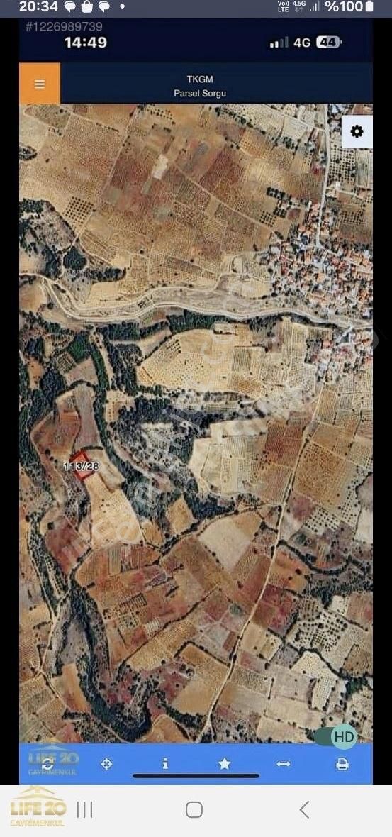 Denizli Çal Develler De 1700 M2 Bağ