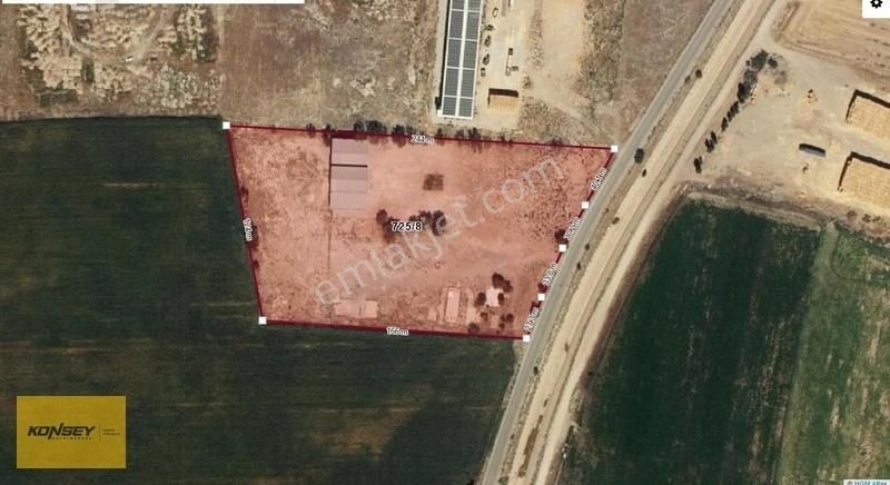 Çumra Alemdar Caddesi Üzerinde Satılık 24,750 M2 Tarla