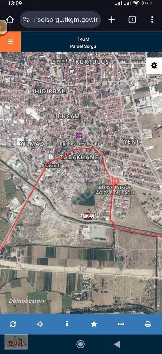 Cemal Emlak Bursa Yenişehir Tabakhane Konut İmarlı Fırsat Kupon