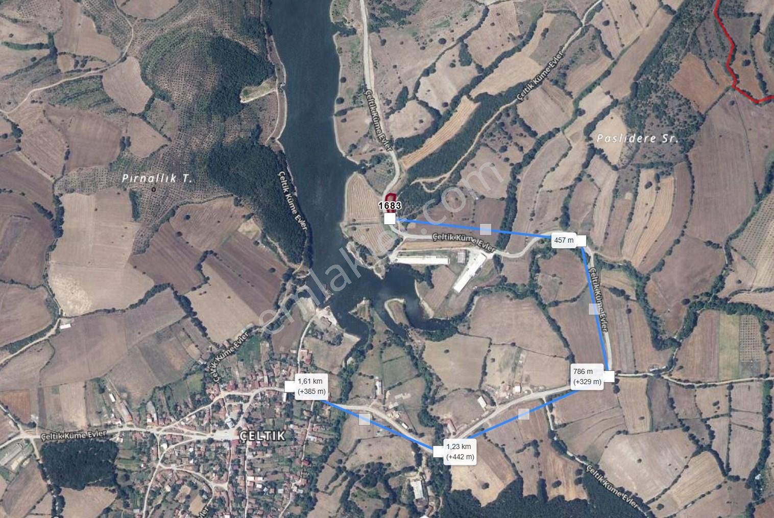 Çanakkale Biga Çeltyik Köyü 856 M² İmarlı Köy Arsası - Görsel 5