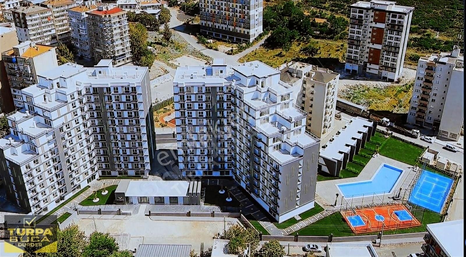 Turpa Buca Durder' Den Havuzlu Güvenlikli Vita Loftta Kiracısız