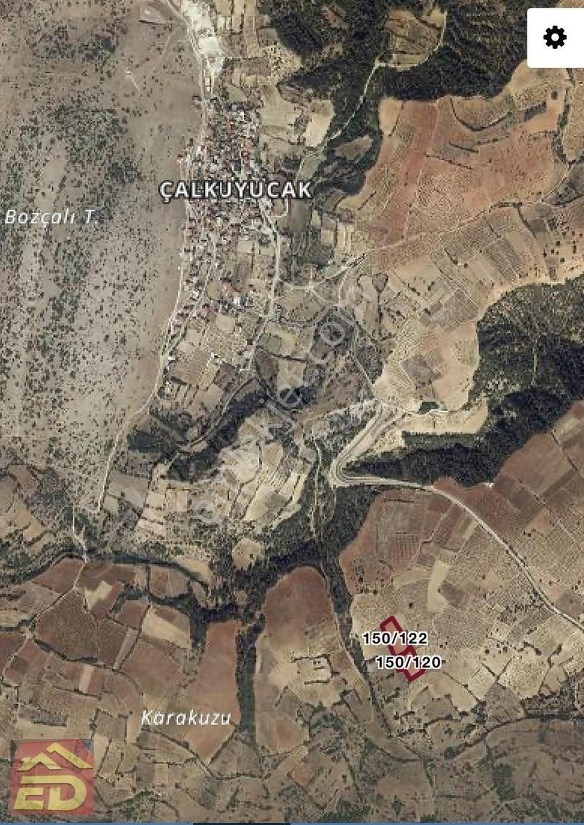 Dağcı Emlak Çal Çalkuyucak Mah Satılık 6445 M2 Üzüm Bağı