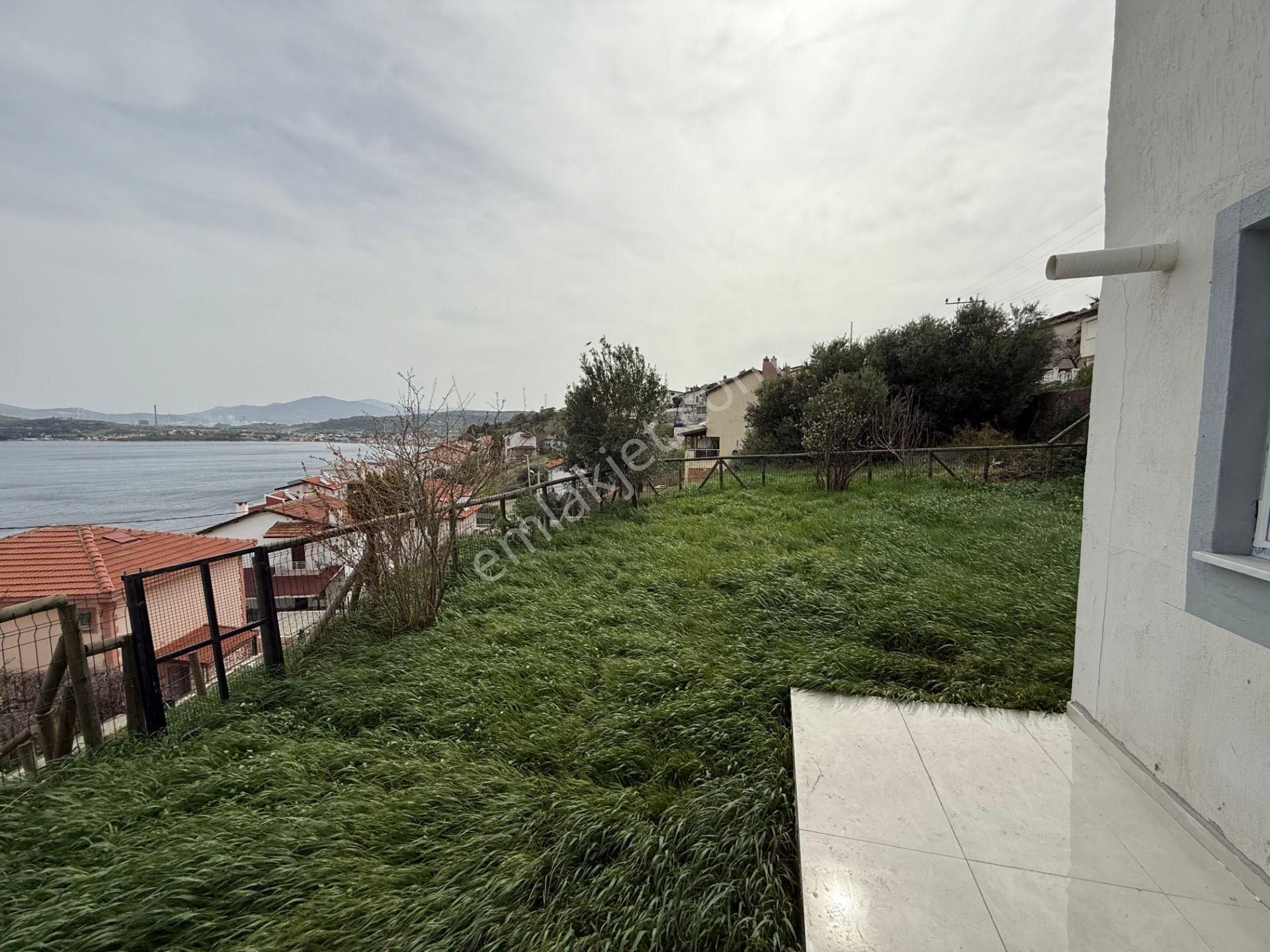 Yeni Tadilat Yapılmış Deniz Manzaralı Bahçeli Kiralık 1+1