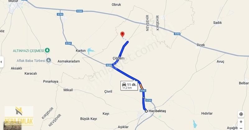 Hacı Bektaş'a 11dk.tek Tapu 7.900m2 Ev-villa-çiftlik'e Uygun