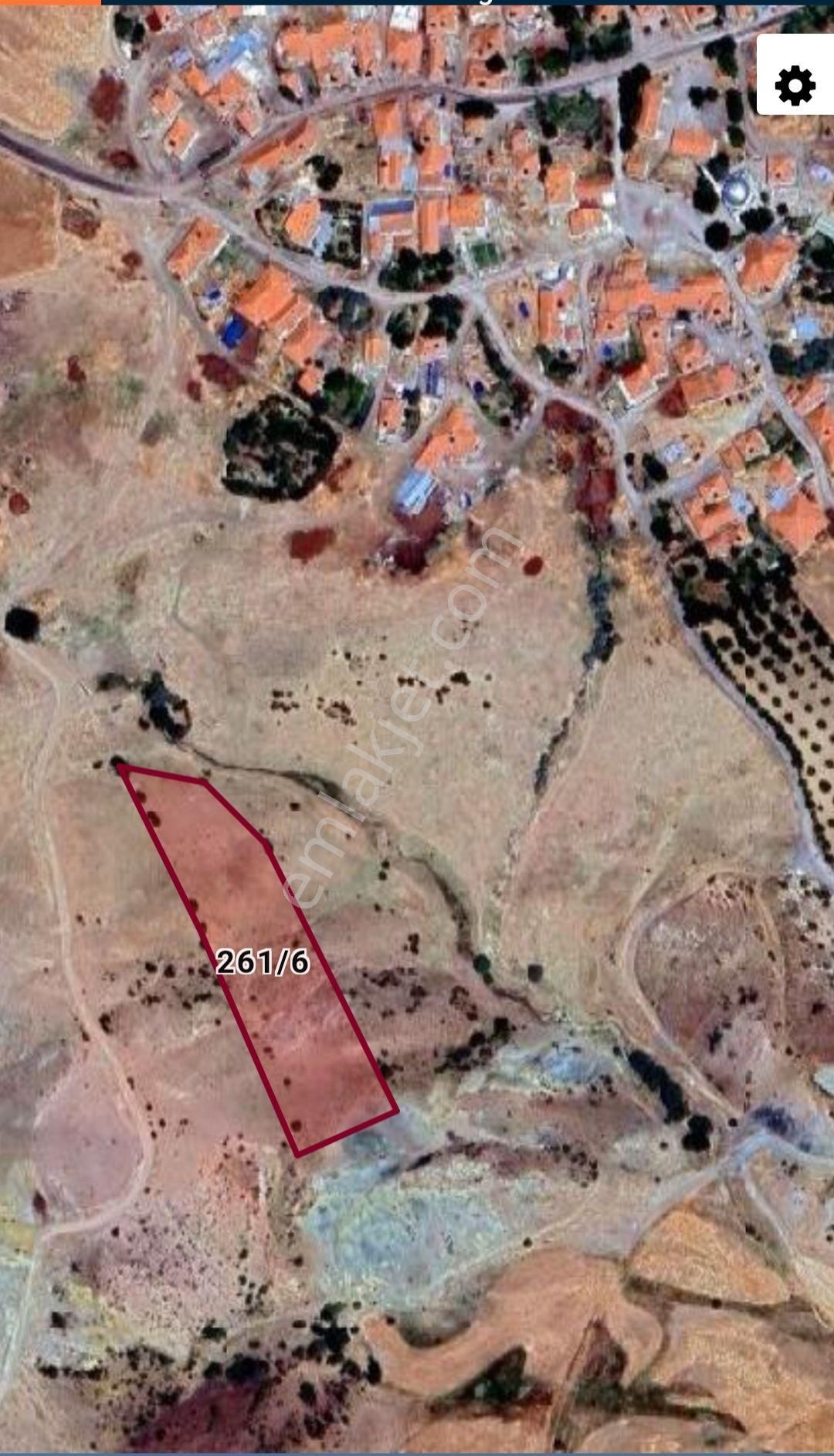 Elmadag Akçaali Mah Satılık Tek Tapu 7986m2 Arsa