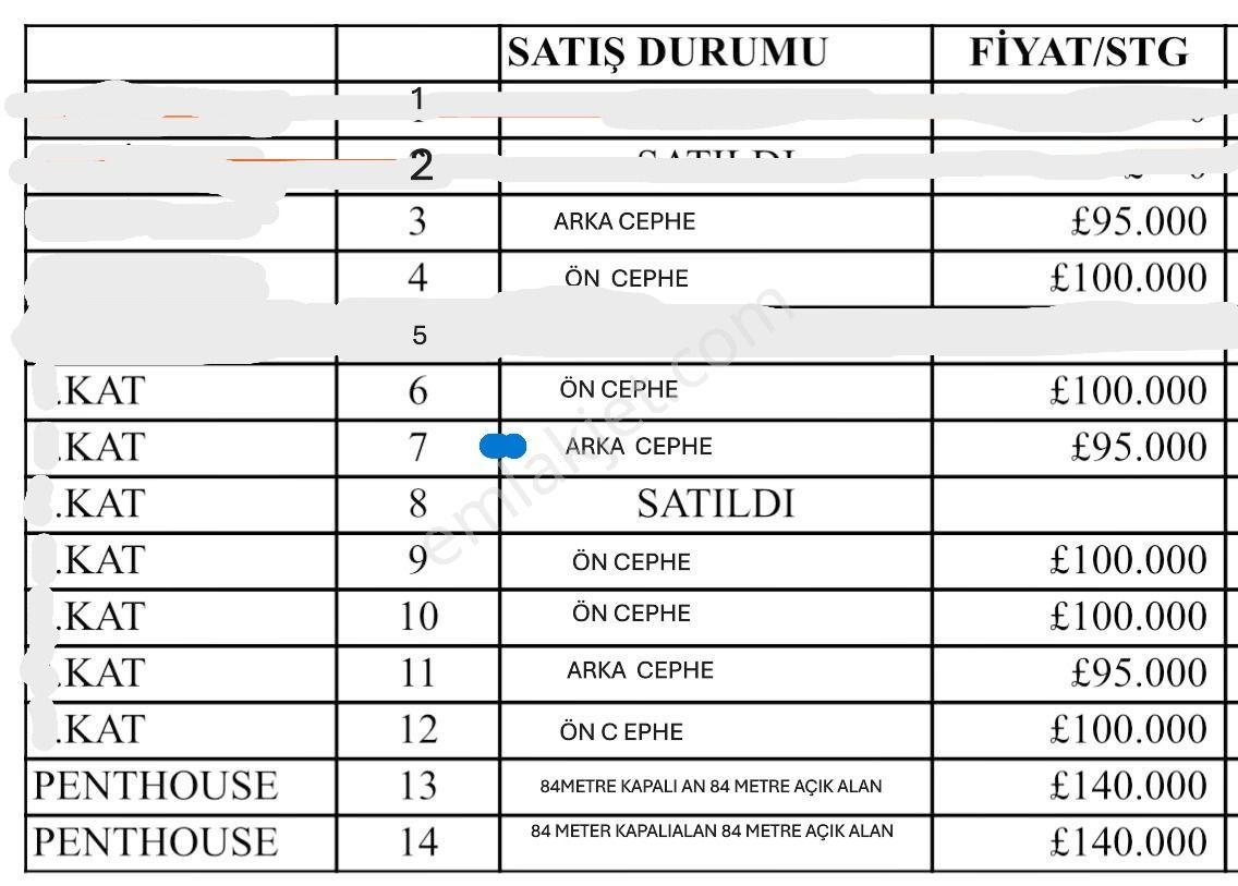 Kıbrıs Lefkoşa Kaymaklıda Satılık Çift Wcli 2+1daireler - Görsel 20