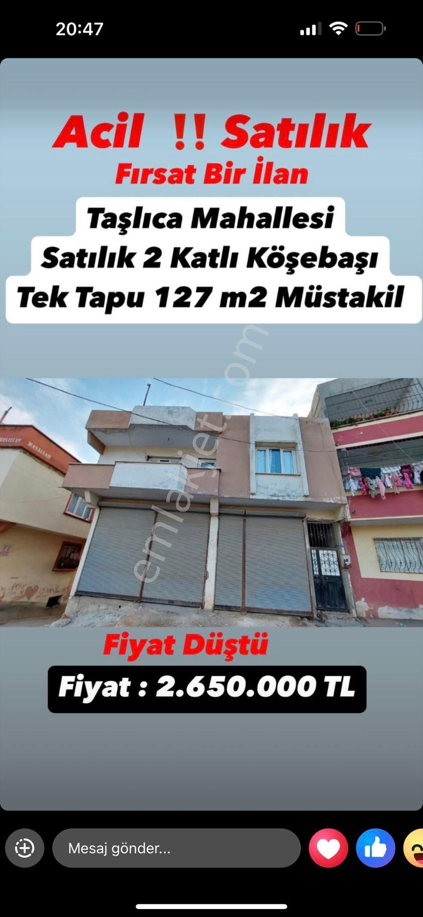 Taşlıca Satılık Müstakil 122 Metre Kare