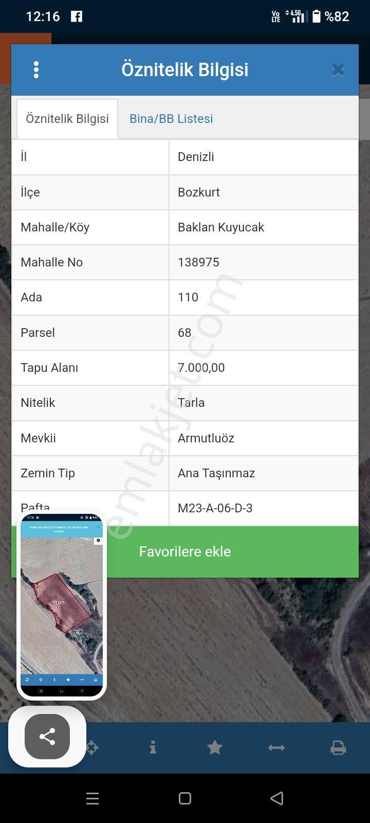 Bölgenin En Uygunu Yerleşim Yerine Yakın Fırsat Arazi