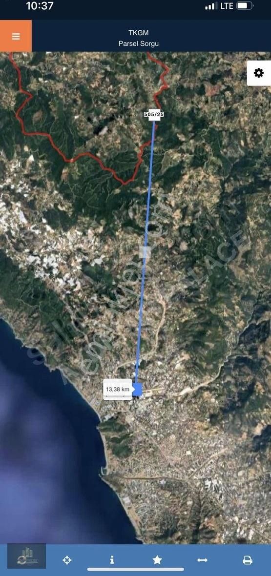 Alanya Camlıca Köyünde 3,168m2 Satılık Uygun Tarla - Görsel 10