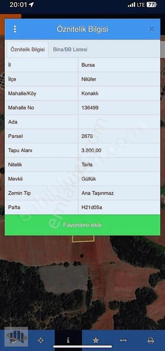 Eora'dan Sanayi Bölgesine 830m İmarın Dibinde Yatırımlık Tarla