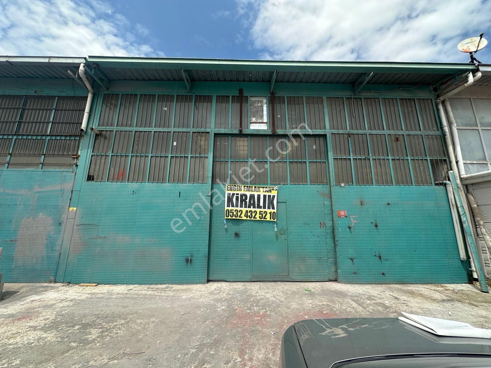 Engin Emlak'tan Kiralık Karacaören Sanayi Sitesinde 350m2 Dükkan
