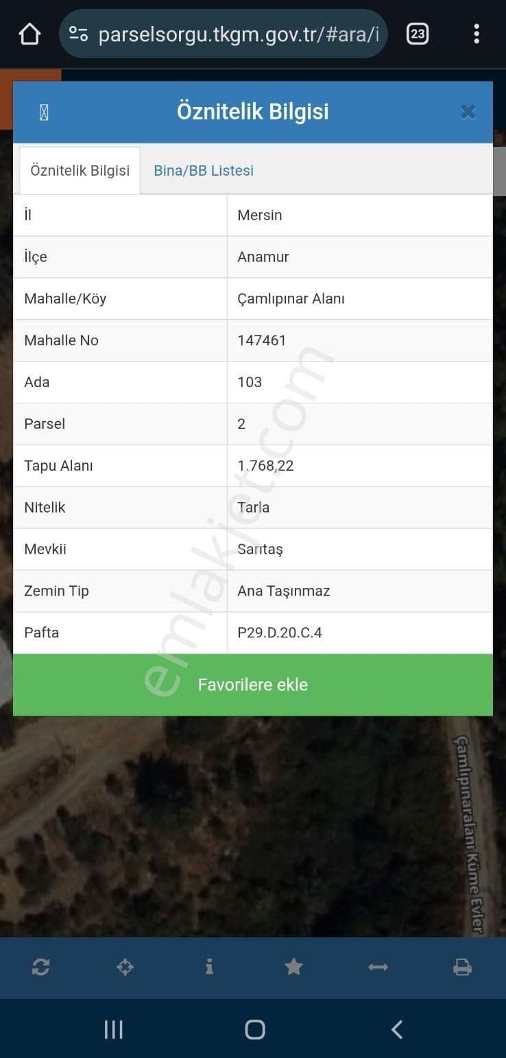 Çamlıpınar Alanı Mahallesin'de Satılık Deniz Manzaralı Arazi - Görsel 8