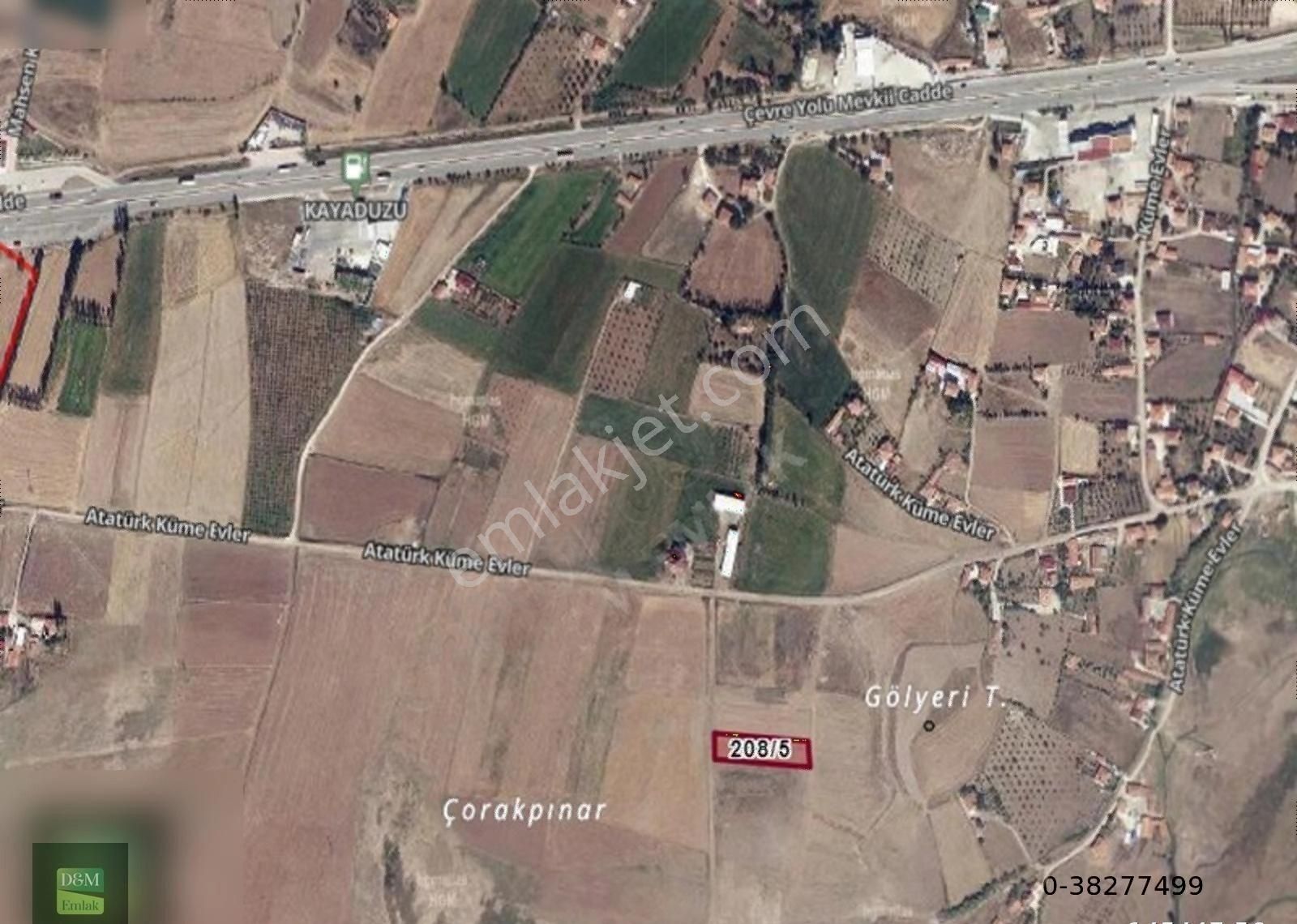 D&m Emlak'tan Yola Yakın 2.328 M2 Tarla