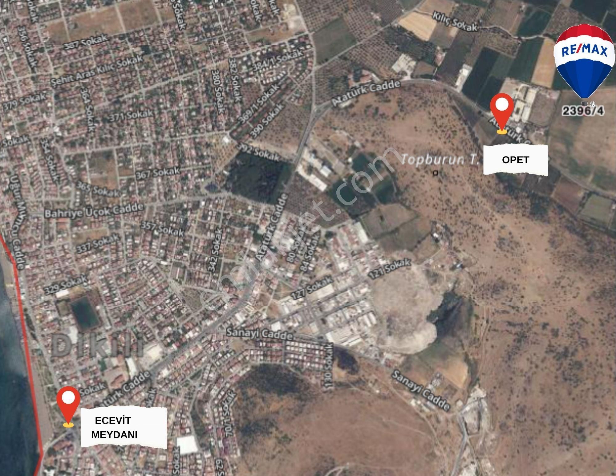 Dikili'de Ticari İmarlı 603 M2 Arsa Yatırımlık Fırsat