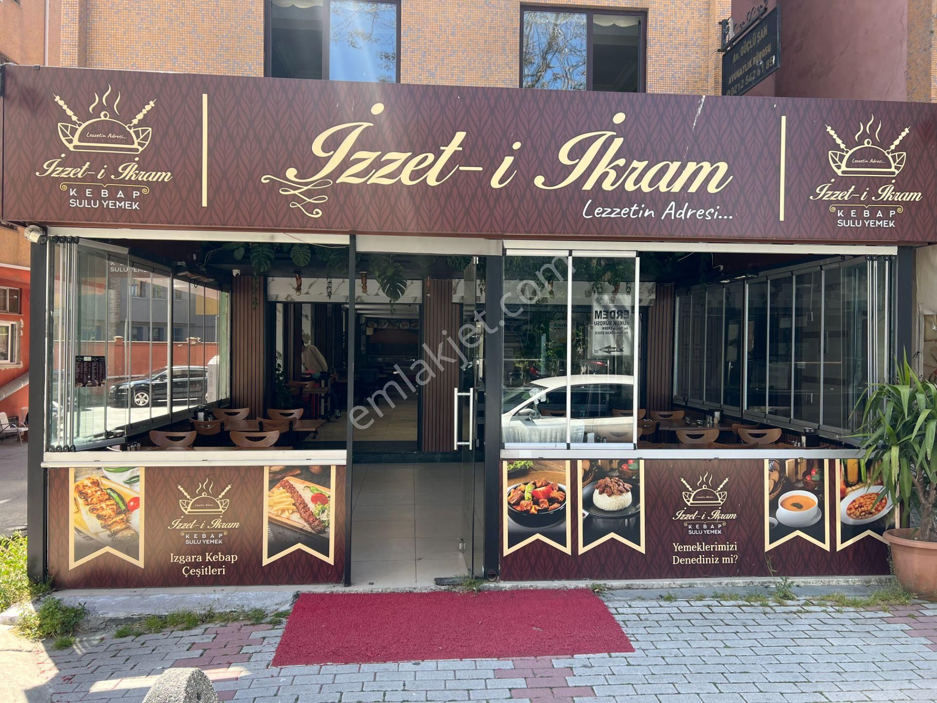 Bakırköy Adliyesi Karşısı 3katlı Devren Kiralık Restoran-lokanta