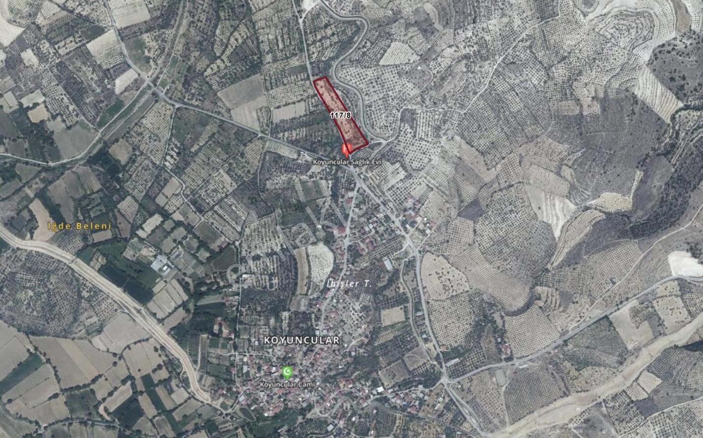 Koyuncular Köyünde Satılık Yola Sıfır Tarla