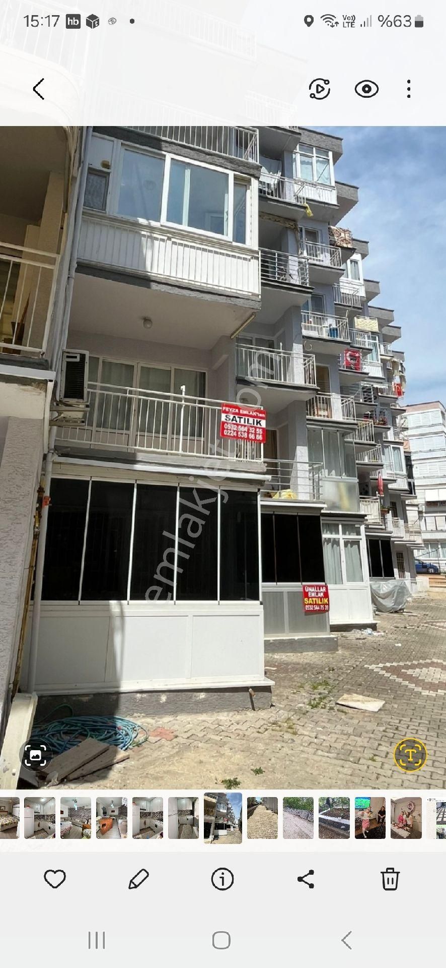 Gemlik K.kumla Feyza Emlak Tan Satılık Deniz Manzaralı Daire