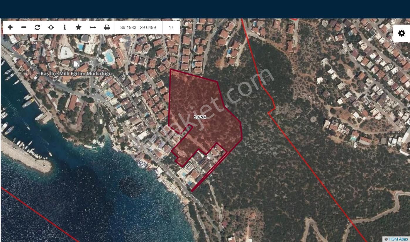 Kaş Merkez' De 21.000m2 İhalede - Hera Otelin Yanı - Yatırımınızı 20`ye Katlamak?