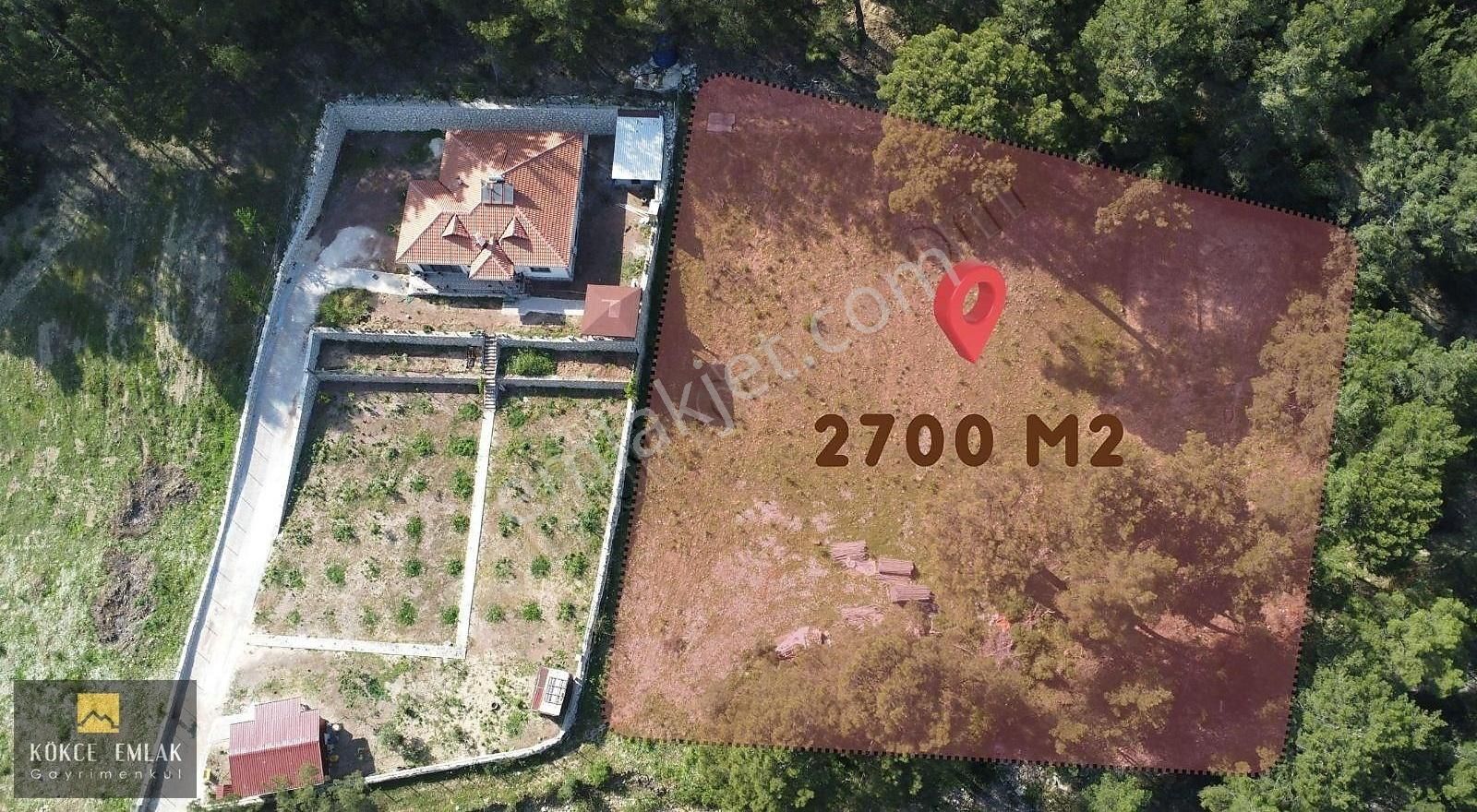 Olympos Denizine 5 Dakika Park Villas Karşısı Konak Arazisi
