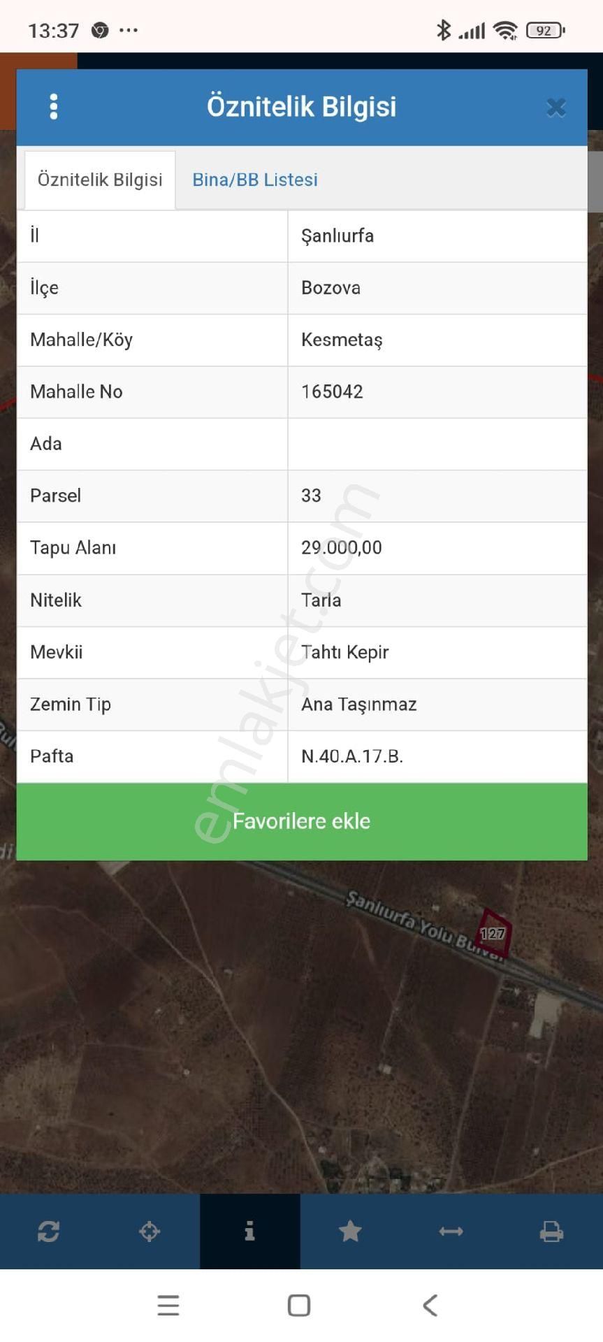 İnal Emlaktan Kesmetaşta Acil Satilik Fistiklik