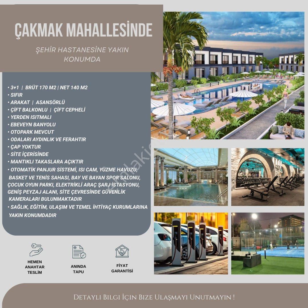 Sıfır Çakmak Mahallesinde Lüks 3+1 Daire