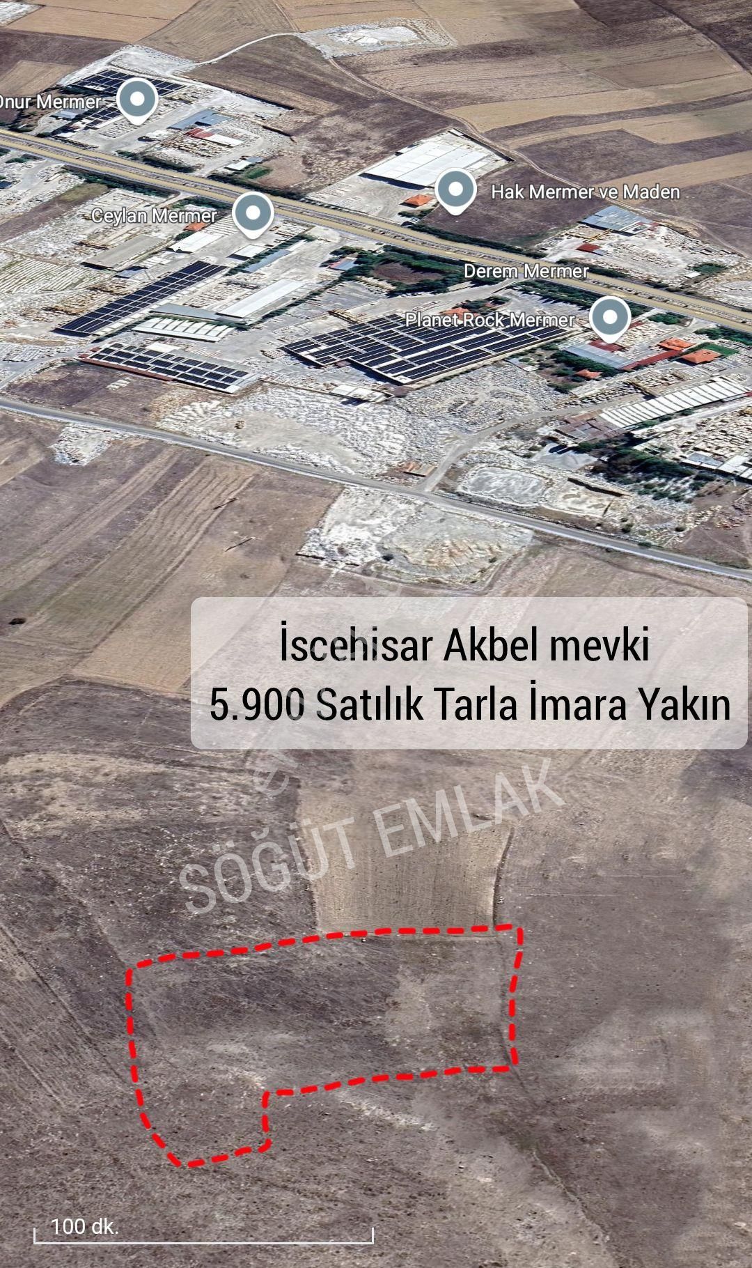 Söğüt Emlak'tan İscehisar'da Satılık Tarla