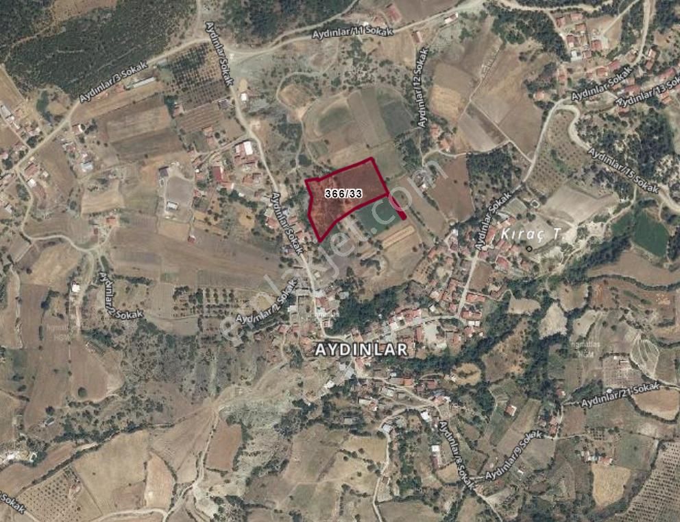 Honaz Aydınlarda Satılık 2894 M2 Bahçe