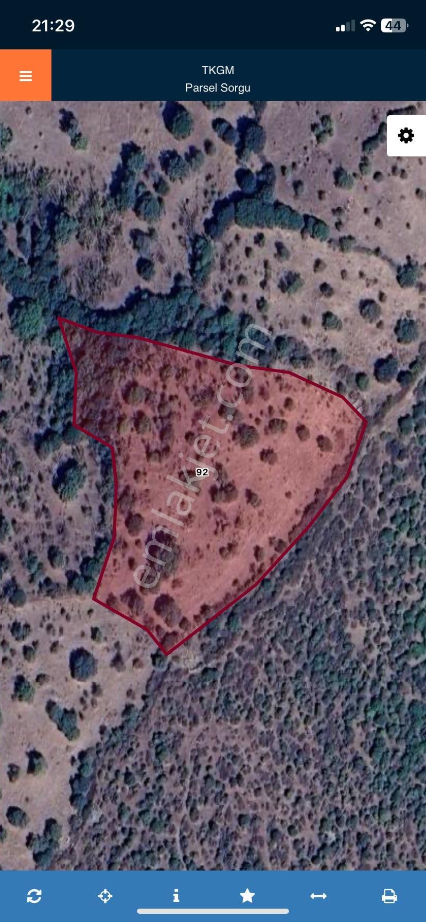 Acill Sahibinden Çanakkale Ezine Sarpdere Köyünde 11350m2 Tarla
