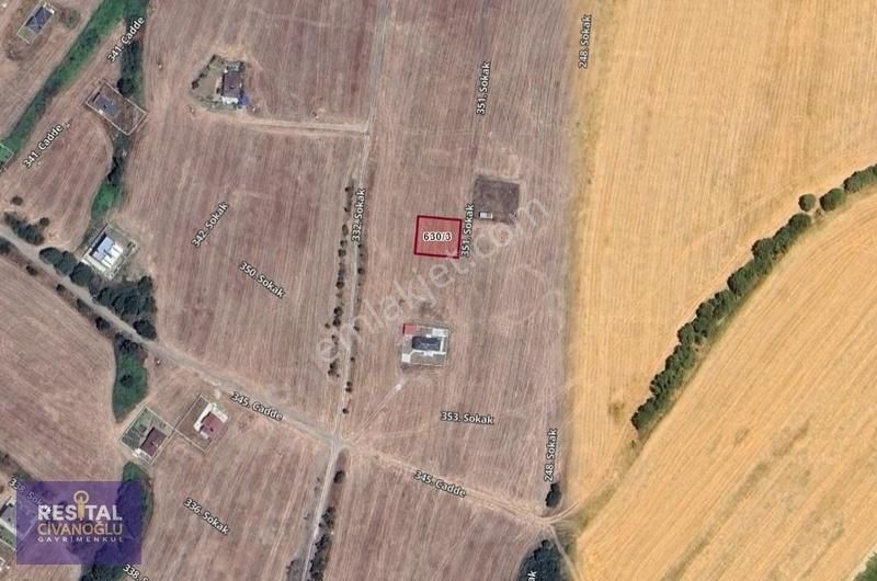 Rs Civanoğlu Çanakkale Biga Çeşme Altı Köyü Satılık İmarlı Arsa