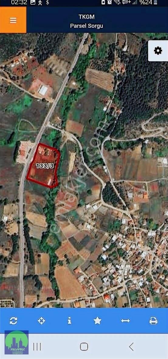 Bursa/orhaneli/nalınlar Mah.ana Asfalta Cephe Satılık Arazi