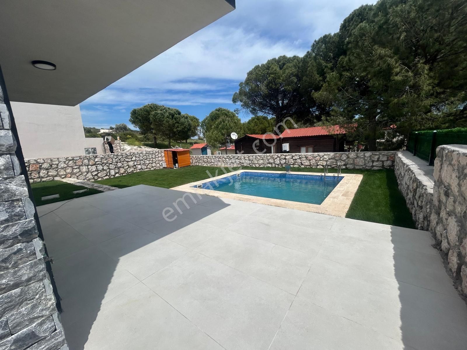 Morçiçek'ten Karaburun Mordoğanda Müstakil Havuzlu Villa - Görsel 9