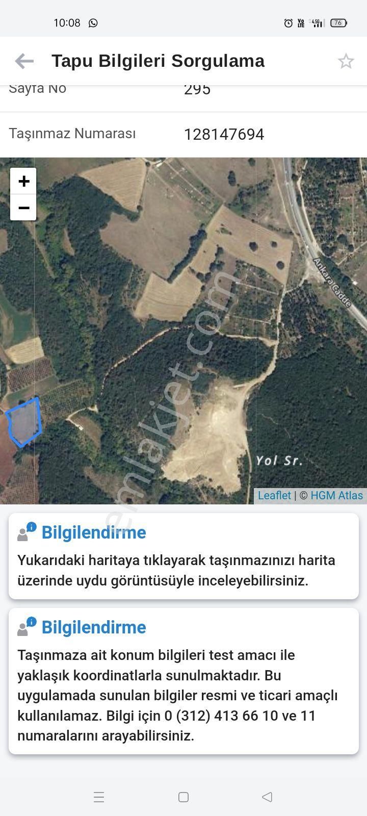 Kestel Ümitalanda Satılık Bahçe